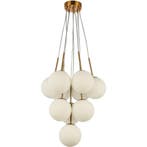 Hanglamp Luna White Gold, Verzenden, Nieuw