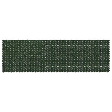 vidaXL Balkonscherm met bladeren Donkergroen 500 x 150 cm, Verzenden, Nieuw