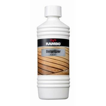 Rambo Ontgrijzer Hout - Blank - 0,5 liter (Rambo Beits), Overige kleuren, Nieuw, Beits, Ophalen of Verzenden