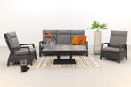 VDG Darwin/Jersey stoel-bank loungeset verstelbaar -, Verzenden, Nieuw, Wicker, Loungeset