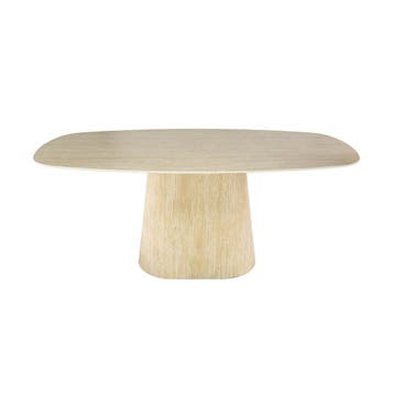 *WOONWINKEL* Eettafel Met Ovale Blad, Huis en Inrichting, Tafels | Eettafels, Verzenden, Nieuw