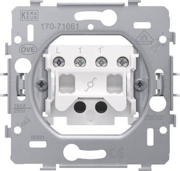 Niko Twee Weg Schakelaar Basis 16A 250V Met, Verzenden, Nieuw, Overige typen