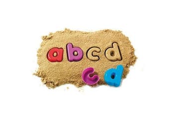 Zand vormen alfabet - kleine letters, Ophalen of Verzenden, Nieuw