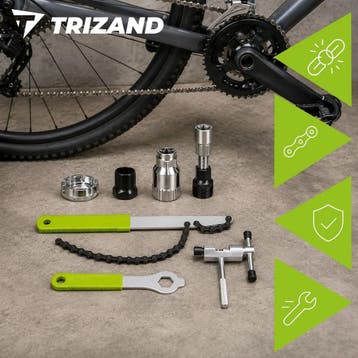 Trizand Fietsreparatieset met Gereedschap voor Onderhoud..., Ophalen of Verzenden, Nieuw, Band
