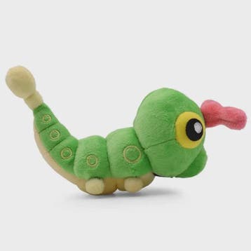 Caterpillar Knuffel - Groene Pluche Rups, 13 cm - Cadeau & D, Verzenden, Nieuw