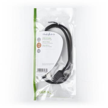 Nedis USB verlengkabel 1 meter, Hobby en Vrije tijd, Verzenden, Nieuw