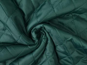 10 meter gewatteerde voering - Donkergroen, Hobby en Vrije tijd, 120 cm of meer, Ophalen of Verzenden, Polyester, Groen