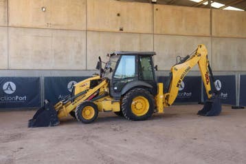 Veiling: Graaf-laadcombinatie New Holland B80B Diesel 71kW 2, Zakelijke goederen, Machines en Bouw | Kranen en Graafmachines, Ophalen