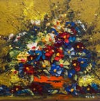 Janusz Kik (1956) - Bouquet 292, Antiek en Kunst, Kunst | Schilderijen | Klassiek