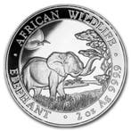 Somalische Olifant 2 oz 2019, Verzenden, Overige landen, Losse munt, Zilver