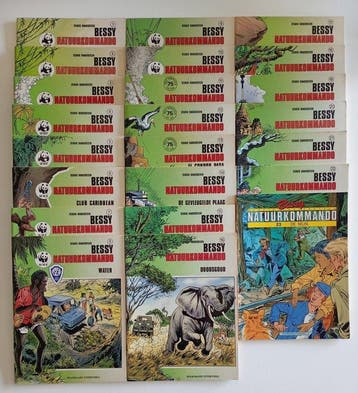 Bessy Natuurkommando 1 t/m 23 - Complete reeks SC - 23 Album, Boeken, Nieuw