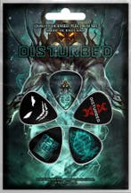Disturbed Plectrum Evolution 5-pack officiële merchandise, Ophalen of Verzenden, Nieuw