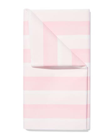 HEMA Tafelkleed 220x138cm papier strepen roze, Verzenden, Nieuw, Roze
