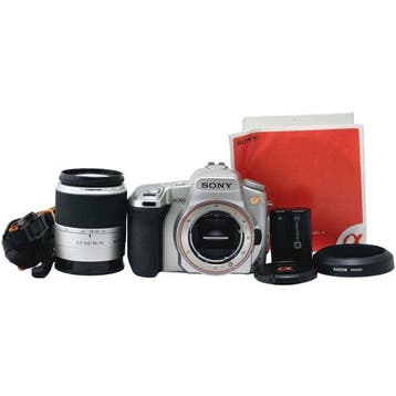 Sony 300 + DT 18-70mm Lens Kit Silver Single lens reflex, Nieuw