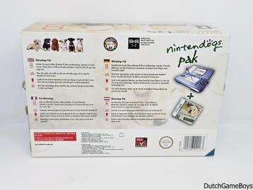Nintendo DS - Console - Blue - Nintendogs Pak, Spelcomputers en Games, Verzenden, Gebruikt