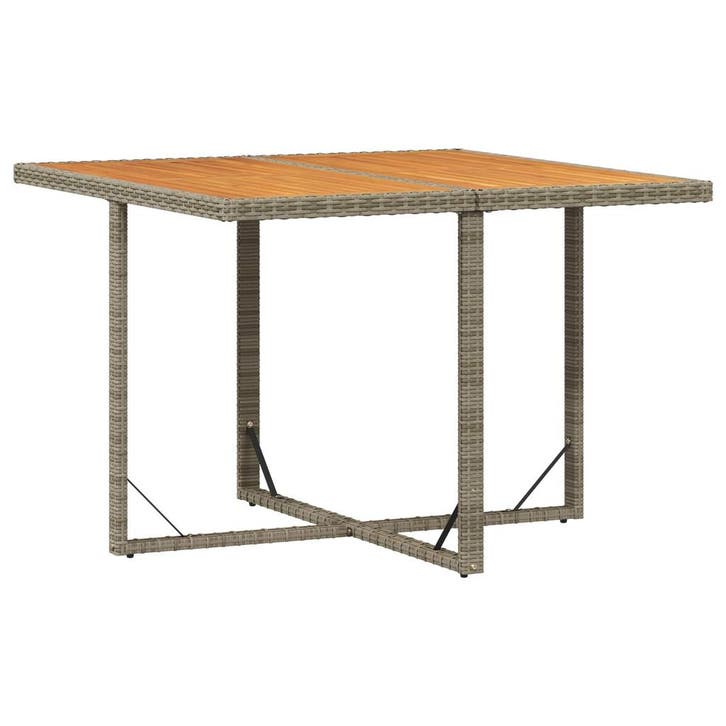 vidaXL Tuinstafel, Tuin en Terras, Tuintafels, Nieuw, Hout, Verzenden