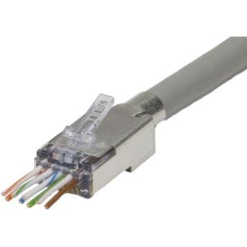 FTP stekker shielded 10Gig Cat.6A RJ45 ezEX48 zak van 100, Ophalen of Verzenden, Nieuw