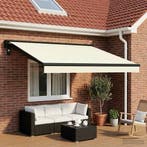 vidaXL Vervangingsdoek voor zonnescherm Crèmekleurig 450 ×, Verzenden, Nieuw