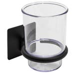 REA Wandmodel tandenborstelhouder - mat zwart - metaal en..., Ophalen of Verzenden, Nieuw