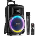 Retourdeal - Fenton FT10LED MK2 party speaker met Bluetooth, Verzenden, Zo goed als nieuw