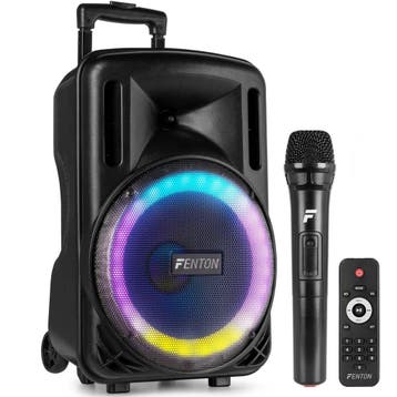 Retourdeal - Fenton FT10LED MK2 party speaker met Bluetooth, Audio, Tv en Foto, Luidsprekers, Verzenden, Zo goed als nieuw