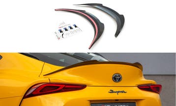 Spoiler Toyota Supra MK5 Maxton Glans Zwart, Ophalen of Verzenden, Nieuw