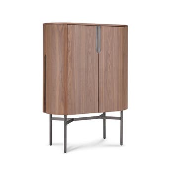 Veiling - Wandkast Walnoot - 130cm - Notenhout bruin - Bronz, Nieuw