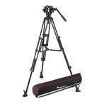 Manfrotto 504 & Alu Twin MS, Nieuw, 150 tot 175 cm, Met balhoofd, Ophalen of Verzenden