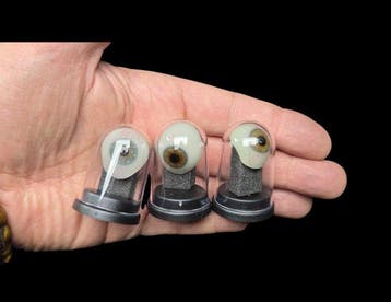 3 ocular prosthesis-artificial eye is a removable glass