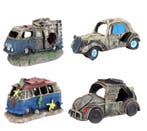 Auto Wrak Aquarium Decoratie Hars Ornament Schuilplaats, Verzenden, Nieuw