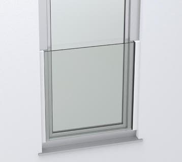 Frans balkon Lyon-Ivoorwit (RAL 9016)-900 mm-Zijdelings, Ophalen of Verzenden, Nieuw