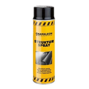 Structuurspray zwart spuitbus 500 ml - Chamäleon, Verzenden, Nieuw
