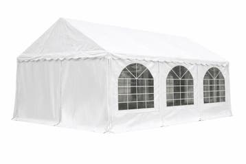 Professionele Partytent PVC 6x6x2,6 mtr in Wit (6x6 meter), Verzenden, Nieuw, 2 meter of meer, Partytent
