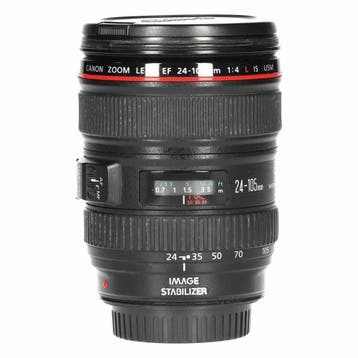 Canon EF 24-105mm f/4L IS USM met garantie, Audio, Tv en Foto, Fotografie | Lenzen en Objectieven, Ophalen of Verzenden, Gebruikt