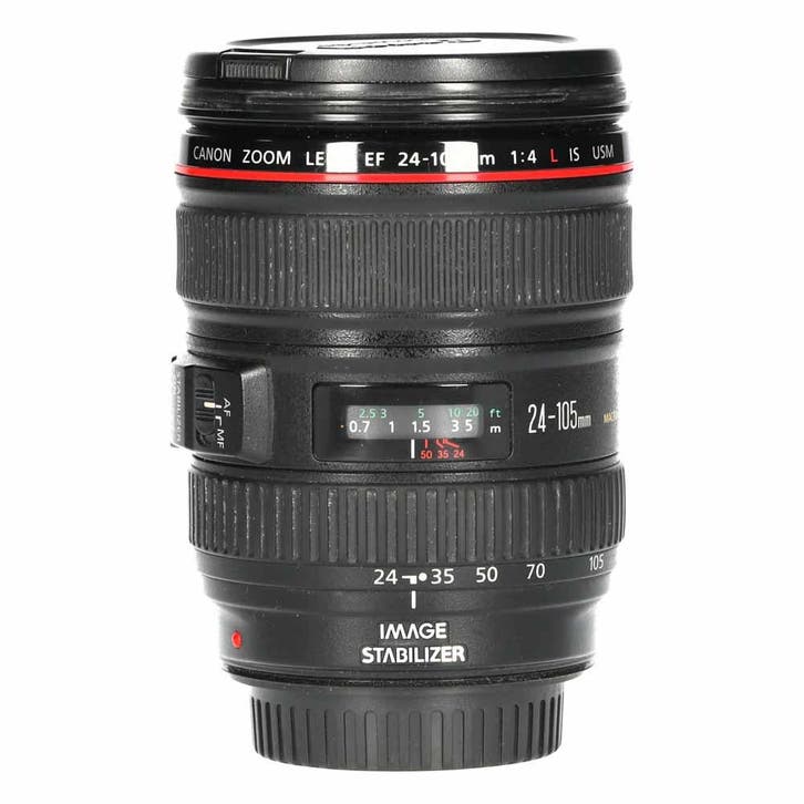 Canon EF 24-105mm f/4L IS USM met garantie, Audio, Tv en Foto, Fotografie | Lenzen en Objectieven, Gebruikt, Ophalen of Verzenden