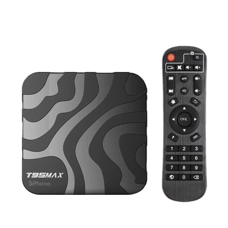 DrPhone GPU19 Android 12 TV Box – 8K Ultra HD – WiFi 6 – Blu, Audio, Tv en Foto, Mediaspelers, Verzenden