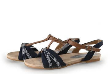Tom Tailor Sandalen in maat 41 Blauw, Zo goed als nieuw, Verzenden, Blauw, Sandalen of Muiltjes