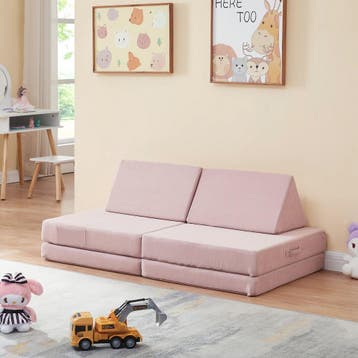 Speelbank Norhulta 5-delig kinderbank 120x66x45,5 cm roze [e, Verzenden, Nieuw