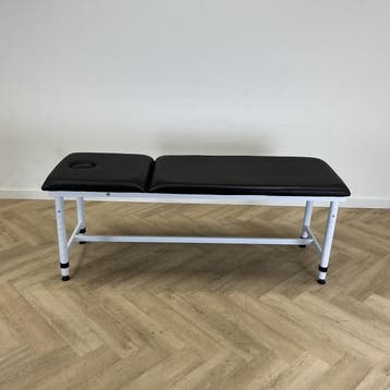 massagetafel (bxd) 178x60 cm, zwart - wit, Ophalen of Verzenden, Gebruikt