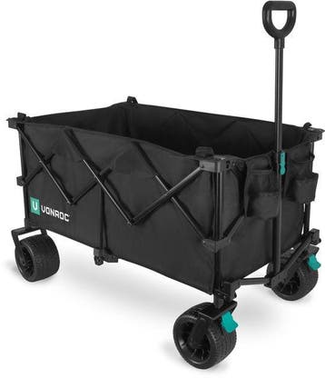 2dekans | VONROC Bolderkar XL – Opvouwbaar - 80 kg, Ophalen of Verzenden, Zo goed als nieuw