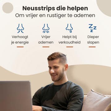 Rustige Nacht® Neusstrips Transparant - Neuspleisters Anti, Ophalen of Verzenden, Zo goed als nieuw