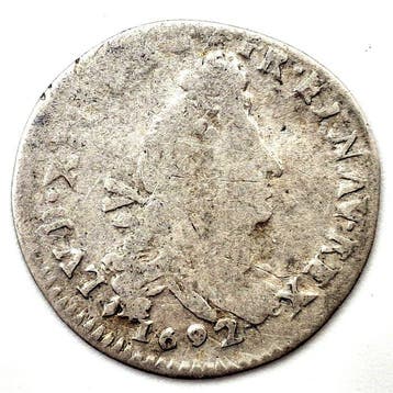 Frankrijk. Louis XIV (1643-1715). 4 Sols 1692, Aix (Zonder
