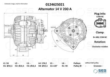 Dynamo John Deere 200A, Verzenden, Nieuw