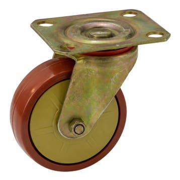 Orginele zwenkwielen Deense kar 125 mm ZW003, Zo goed als nieuw