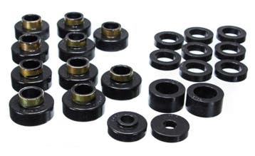 Energy Suspension CJ5-7 Body Mounts - Black, Ophalen of Verzenden, Nieuw