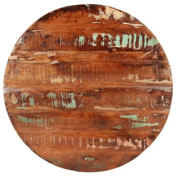 vidaXL Tafelblad rond Ø 70x1,5 cm massief gerecycled hout, Verzenden, Nieuw