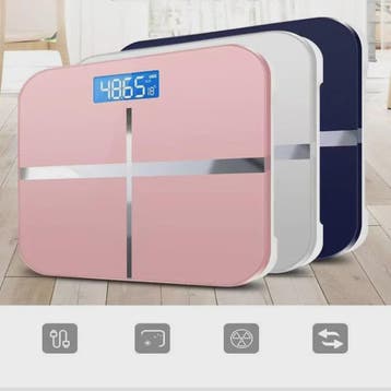 Slimme Digitale Personenweegschaal met LED Display - Precisi, Boeken, Gezondheid, Dieet en Voeding, Verzenden, Nieuw