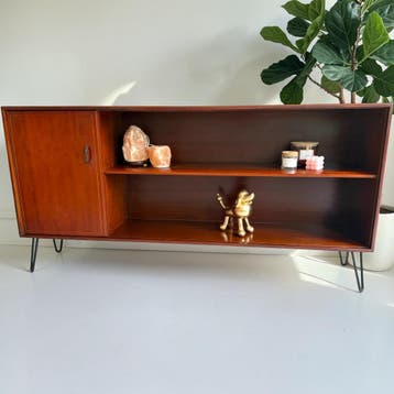 Vintage Formule dressoir | lowboard | wandkast | Multi lux, Huis en Inrichting, Ophalen, Gebruikt, 150 tot 200 cm, Teakhout