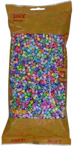 Hama - Zak Strijkkralen Pastel (6000 stuks) | Hama - Hobby, Verzenden, Nieuw