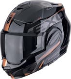Scorpion EXO-Tech Evo Traveller Zwart Brons Systeemhelm, Systeemhelm, XXL, Nieuw met kaartje, Overige merken